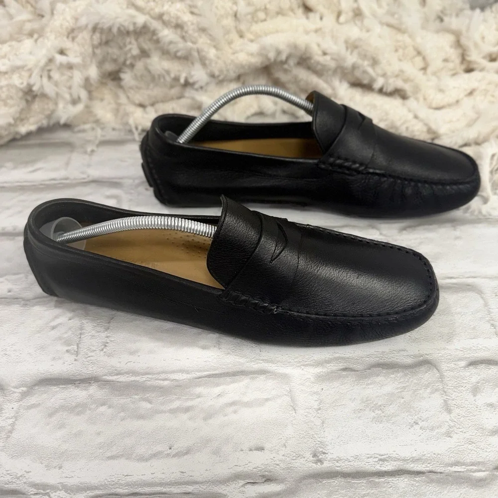 Cole Haan C04535 Black Howland Penny Loafers Driving Mocs Soft Comfort Mens 11 W
